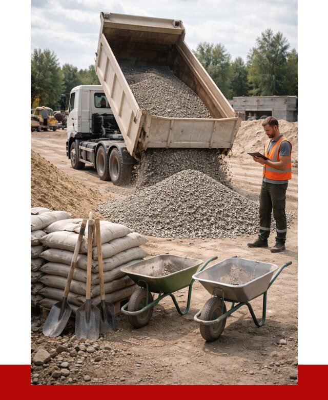 Доставка нерудных материалов в Белой Калитве от 1245 руб. | ПРОНЕРУДБкл