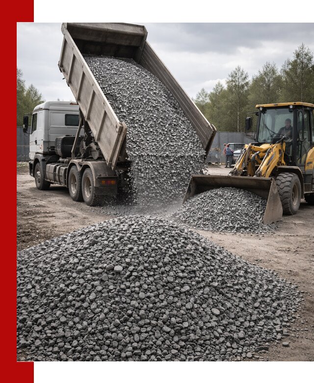 Доставка и продажа щебня гранитного в Белой Калитве