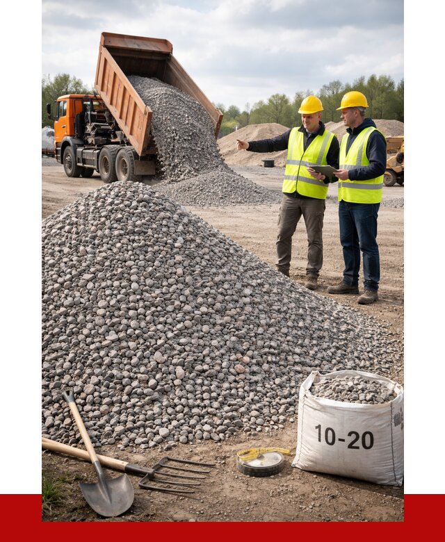 Гранитный щебень фракция 10-20 в Белой Калитве от 4356 руб.|ПРОНЕРУДБкл