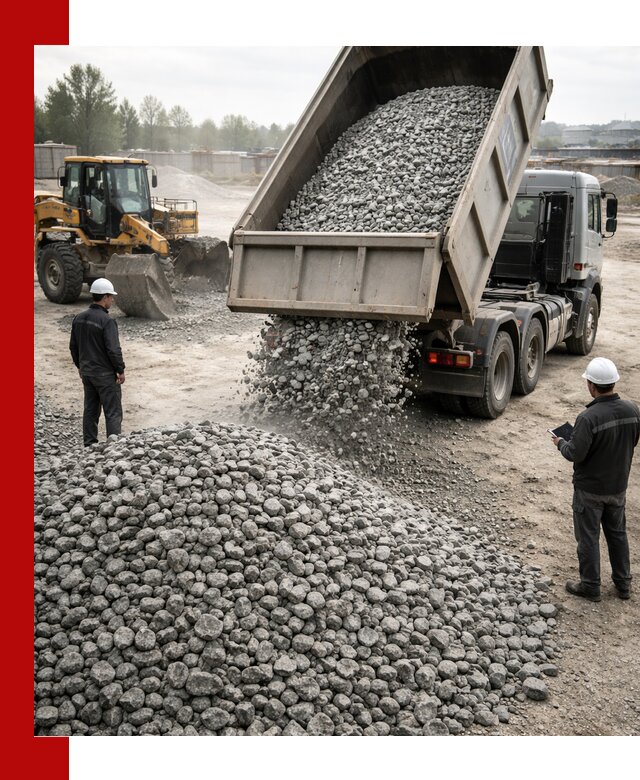 Доставка гранитного щебня фракции 20-40 в Белой Калитве