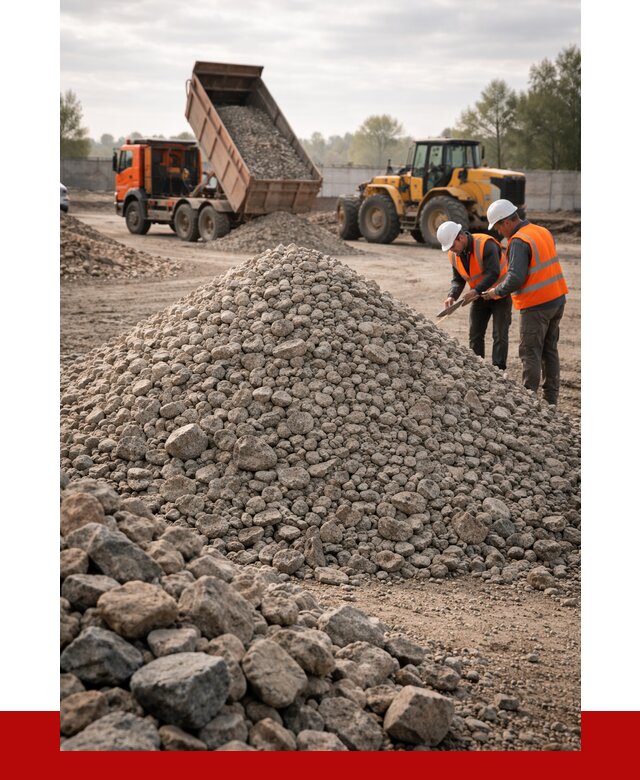 Гранитный щебень фракция 40-70 в Белой Калитве от 2593 руб ПРОНЕРУДБкл