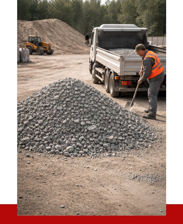 Гравийный щебень фракция 5-10 в Белой Калитве от 2282 р. | ПРОНЕРУДБкл