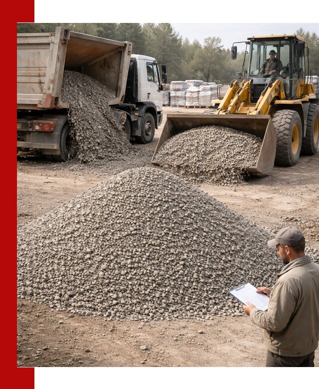 Гравийный щебень фракция 5–10 с доставкой в Белой Калитве