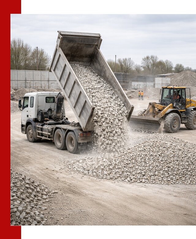 Доставка и продажа известнякового щебня в Белой Калитве