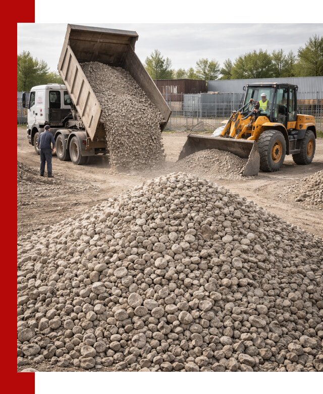 Доломитовый щебень фракции 20–41 с доставкой в Белой Калитве