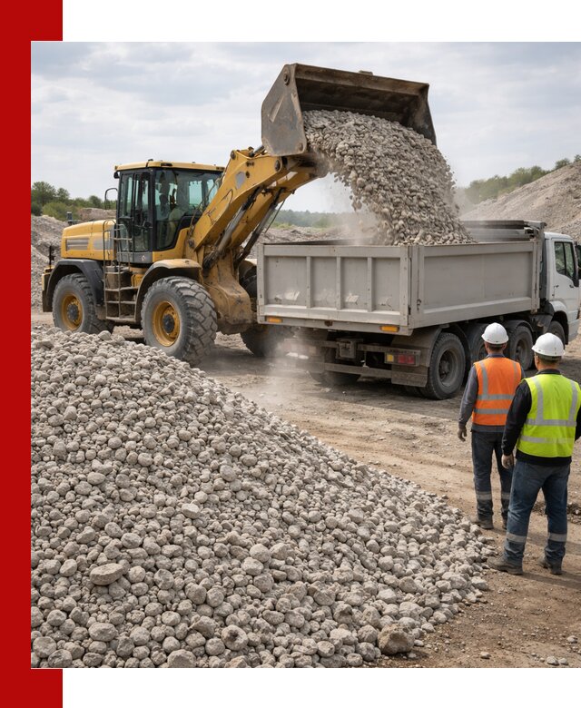 Доломитовый щебень фракция 40–71 доставка и продажа в Белой Калитве