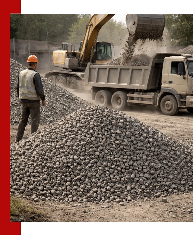 Шлаковый щебень фракция 5-20 с доставкой в Белой Калитве