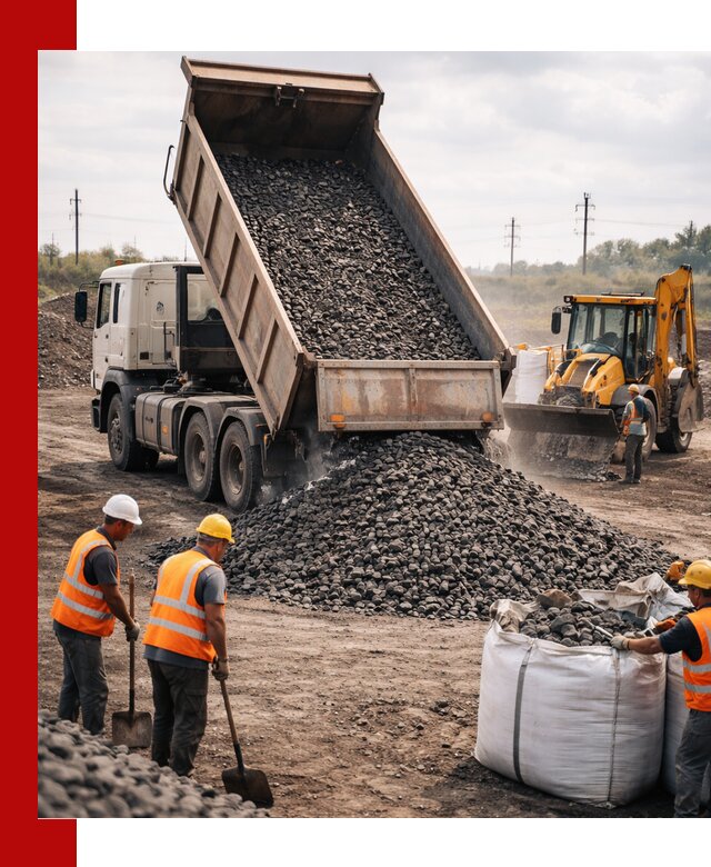 Шлаковый щебень фракция 40-70 с доставкой в Белой Калитве