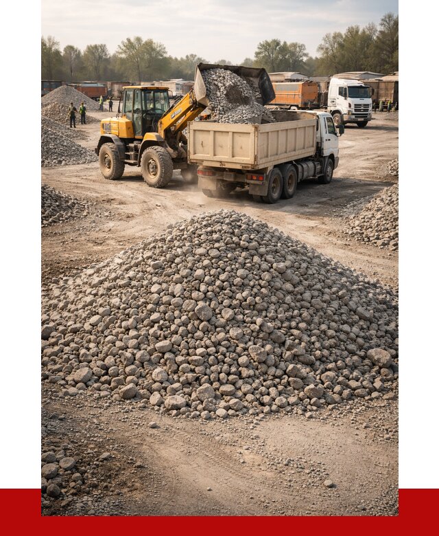 Вторичный щебень фракция 40-70 в Белой Калитве от 1805 р, ПРОНЕРУДБкл