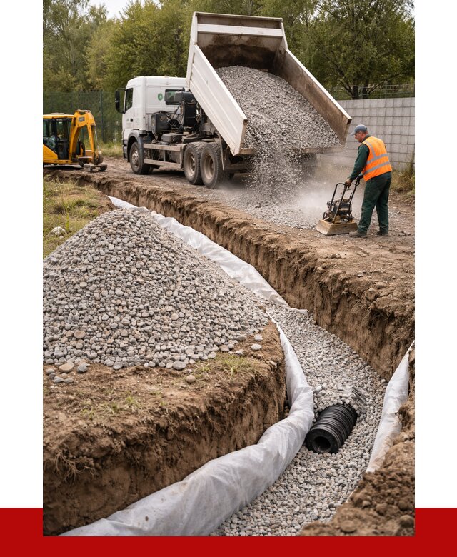 Щебень для дренажа в Белой Калитве от 1919 р., ПРОНЕРУДБкл доставка