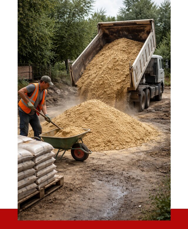Купить песок с доставкой в Белой Калитве от 1867 р. | ПРОНЕРУДБкл