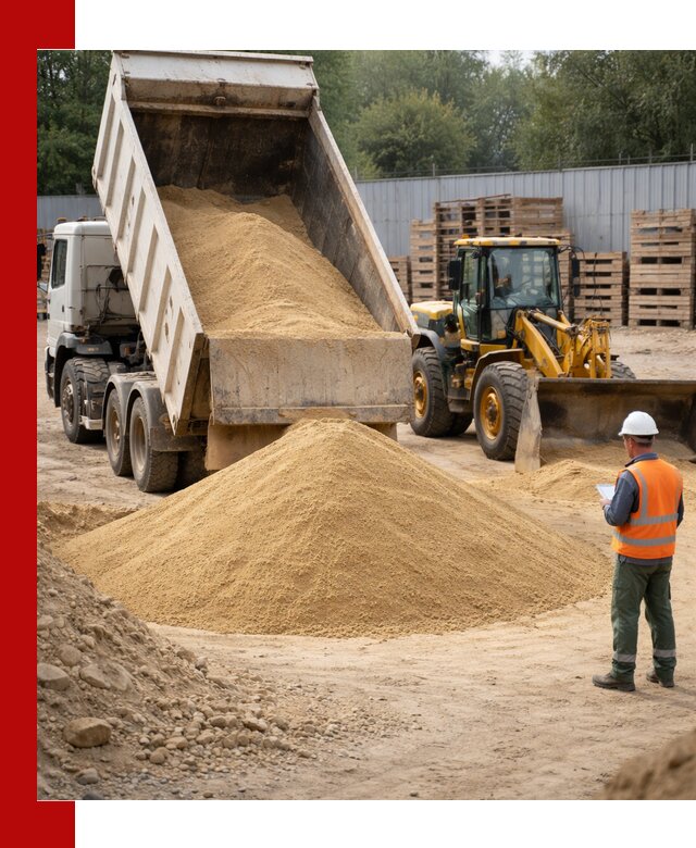 Доставка карьерного мелкозернистого песка в Белой Калитве