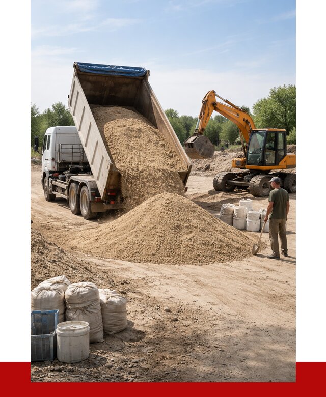 Купить речной песок в Белой Калитве от 1245 р. за куб | ПРОНЕРУДБкл