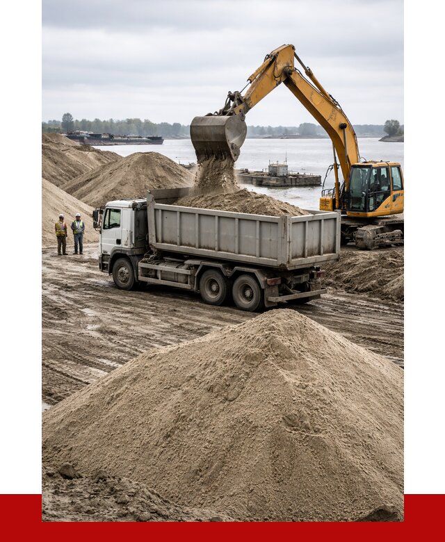 Купить речной песок навалом в Белой Калитве от 1867 р., ПРОНЕРУДБкл