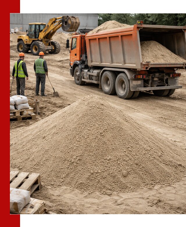 Доставка и продажа мытого речного песка в Белой Калитве