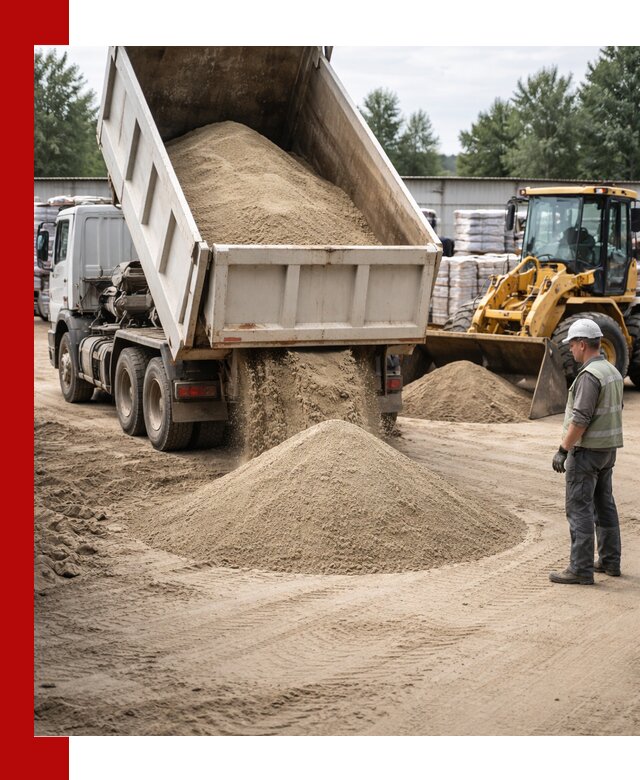 Поставка и доставка песка для бетона в Белой Калитве