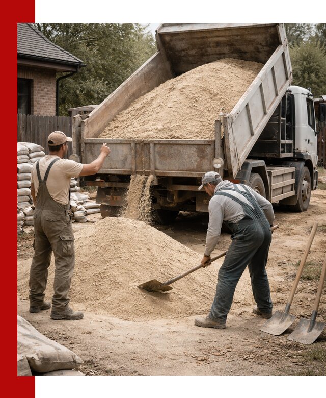 Песок для штукатурки с доставкой в Белой Калитве качественный и чистый