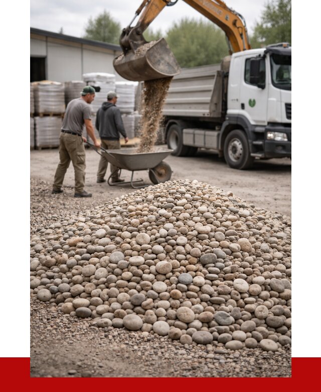Галька декоративная в Белой Калитве от 3319 р. за куб | ПРОНЕРУДБкл