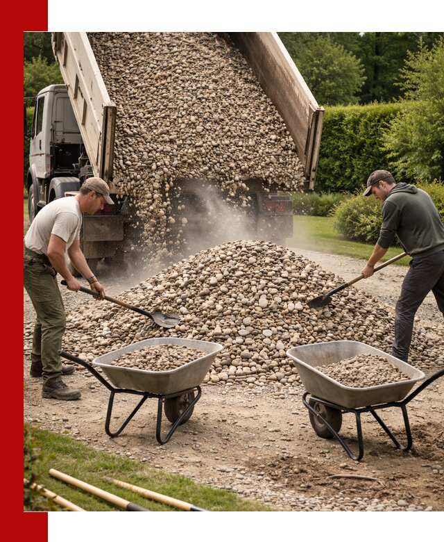 Доставка и продажа декоративной гальки в Белой Калитве