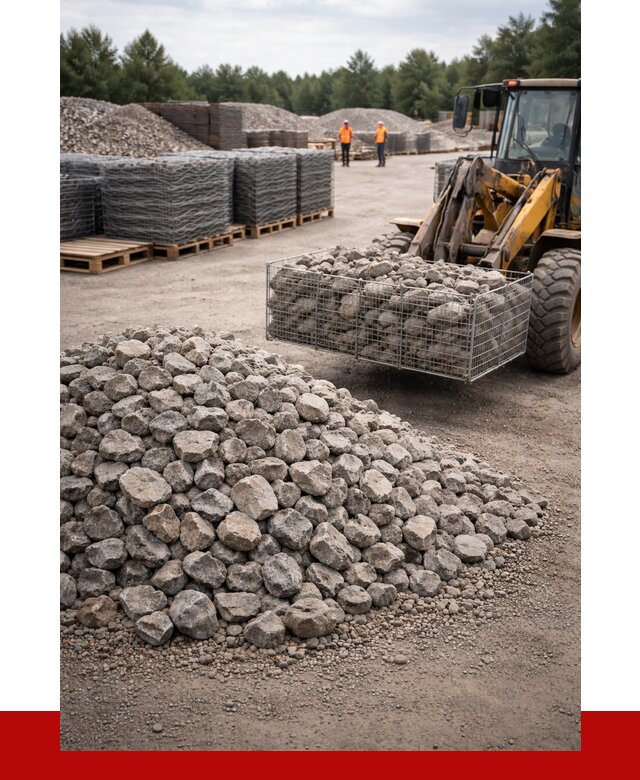 Камень для габионов фракция 70-150 в Белой Калитве от 4356 р. | ПРОНЕРУДБкл