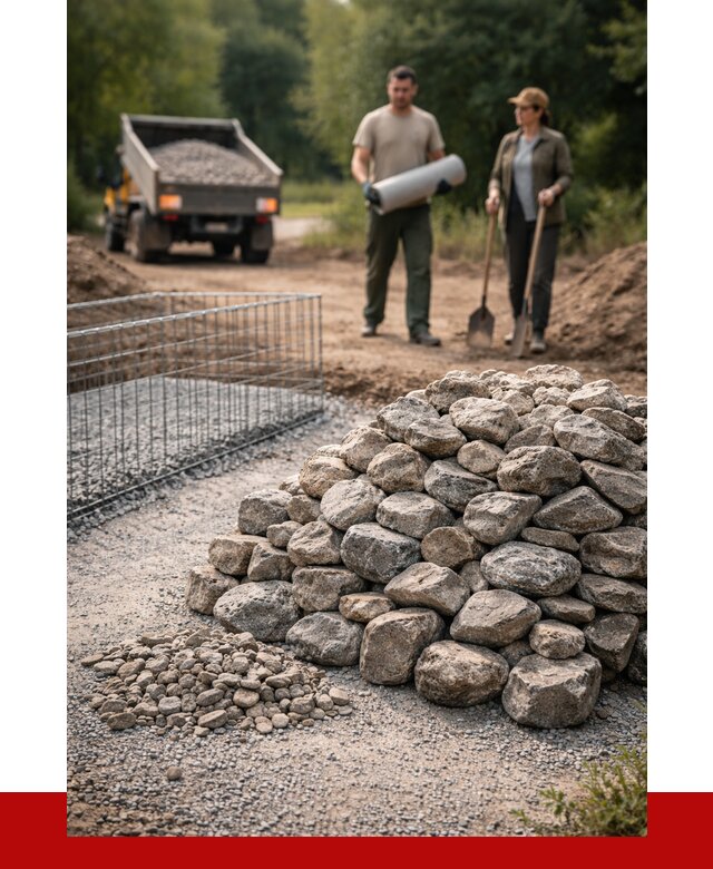 Камень для габионов фракция 100-200 в Белой Калитве от 4978 р. | ПРОНЕРУДБкл