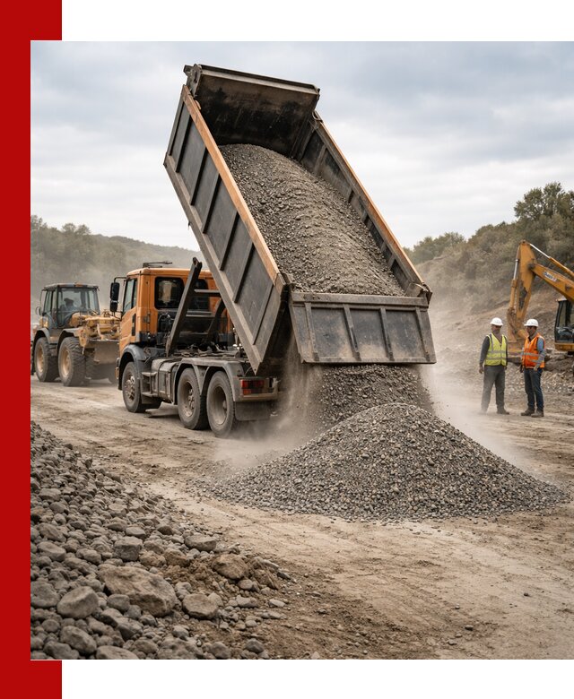 Щебёночно-песчаная смесь ЩПС С1 с доставкой в Белой Калитве