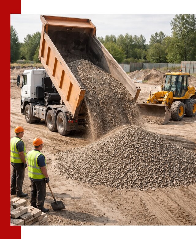 Доставка щебёночно-песчаной смеси ЩПС С7 в Белой Калитве
