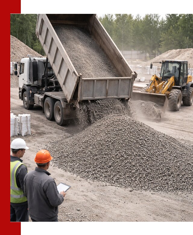 Доставка и продажа гранитного отсева 0-10 в Белой Калитве