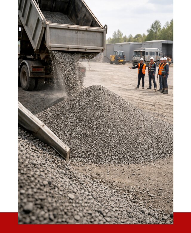 Гравийный отсев 0-5 в Белой Калитве от 1245 р. с доставкой | ПРОНЕРУДБкл