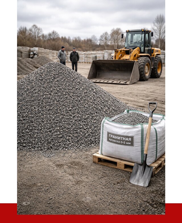 Купить гранитную крошку в Белой Калитве от 4978 р. с доставкой | ПРОНЕРУДБкл