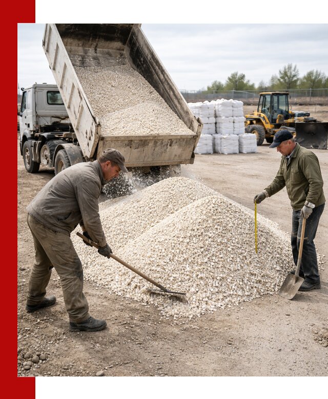 Мраморная крошка с доставкой и разгрузкой в Белой Калитве