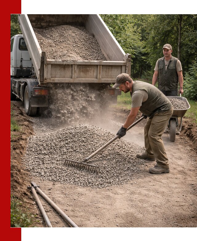 Каменная крошка для дорожек с доставкой в Белой Калитве