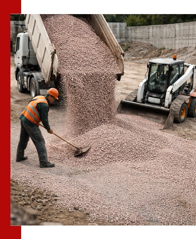 Крошка розовый гранит с доставкой в Белой Калитве от производителя