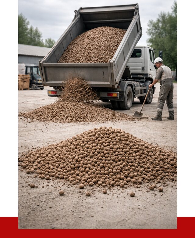 Керамзит с доставкой в Белой Калитве от 4356 р. за м3 | ПРОНЕРУДБкл