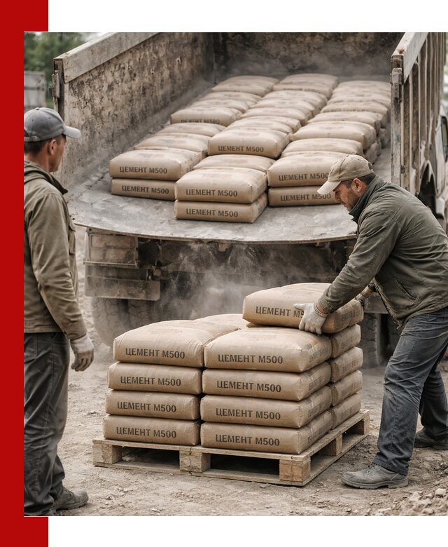 Цемент М500 с доставкой самосвалом в Белой Калитве