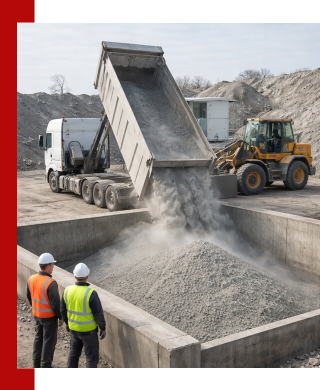 Доставка цемента навалом в Белой Калитве крупными партиями