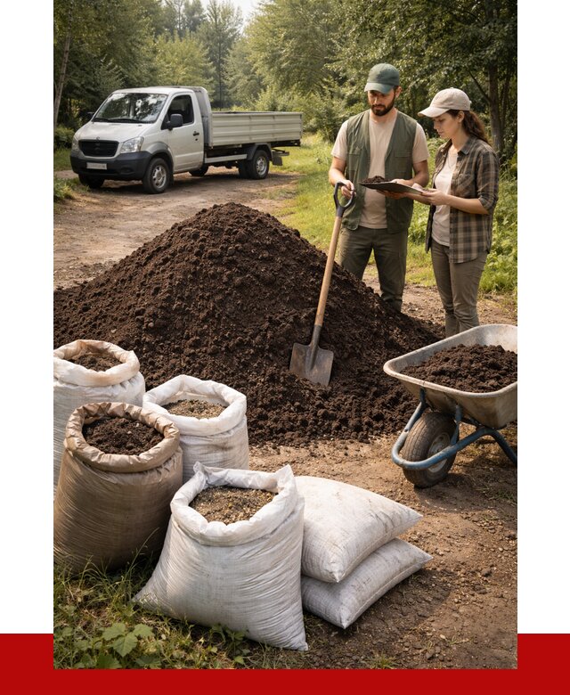 Купить грунт с доставкой в Белой Калитве от 4667 р. за м3 | ПРОНЕРУДБкл