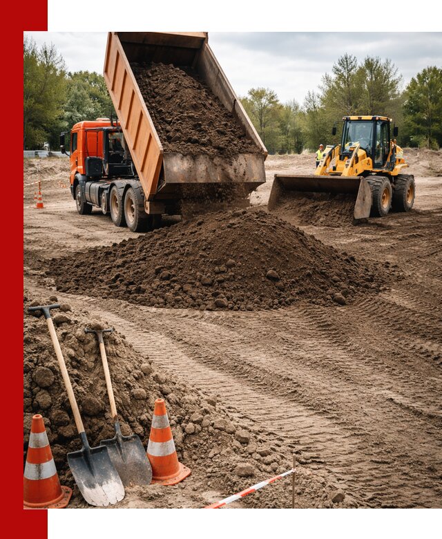Поставка и доставка планировочного грунта в Белой Калитве