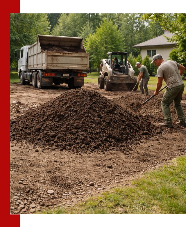 Доставка и укладка грунта для газона в Белой Калитве