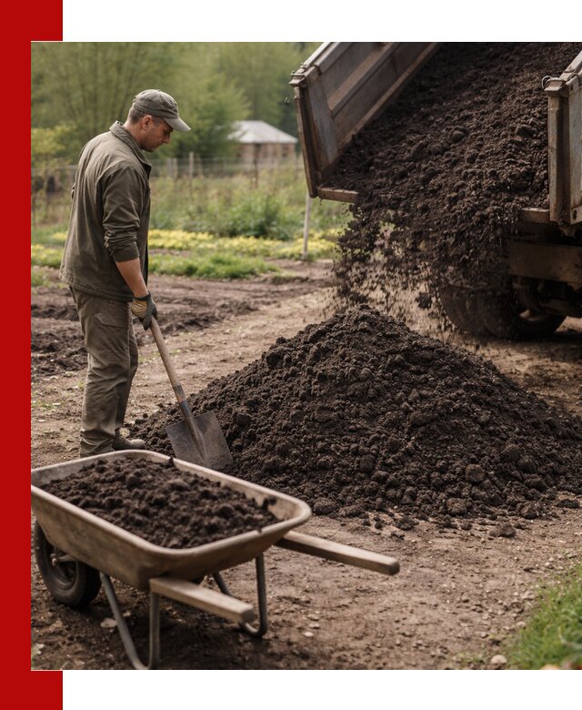Доставка качественной земли для огорода в Белой Калитве