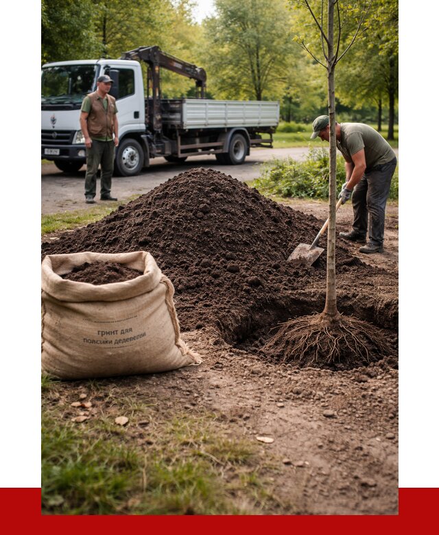 Грунт для посадки деревьев в Белой Калитве от 1245 р. | ПРОНЕРУДБкл