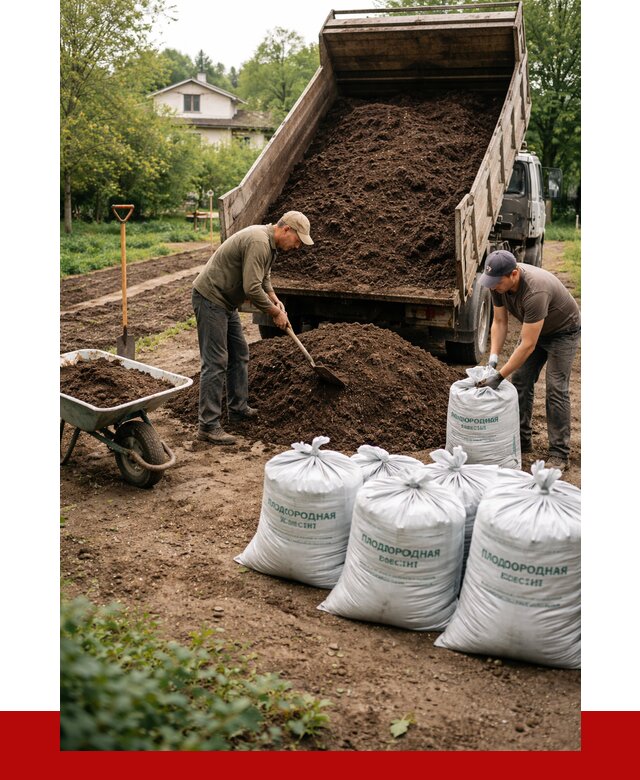 Плодородная смесь в Белой Калитве от 4356 р./куб с доставкой | ПРОНЕРУДБкл