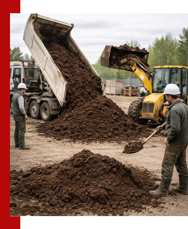 Доставка торфа оптом и в мешках в Белой Калитве