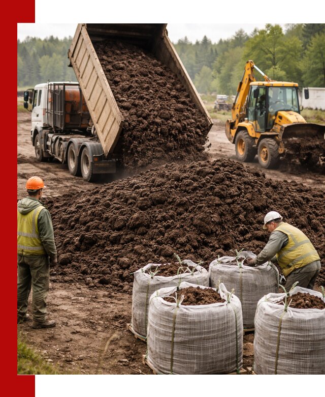 Доставка нейтрального торфа в Белой Калитве оптом и в розницу