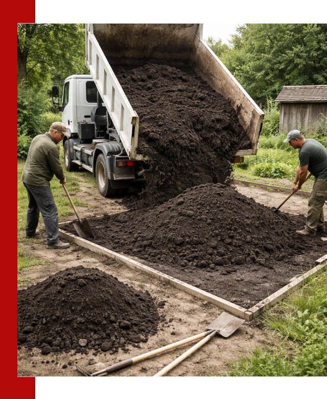 Купить чистый чернозем для огорода с доставкой в Белой Калитве