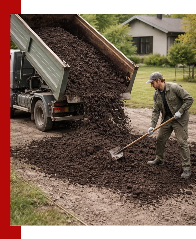 Чернозем для газона с доставкой в Белой Калитве быстро и качественно