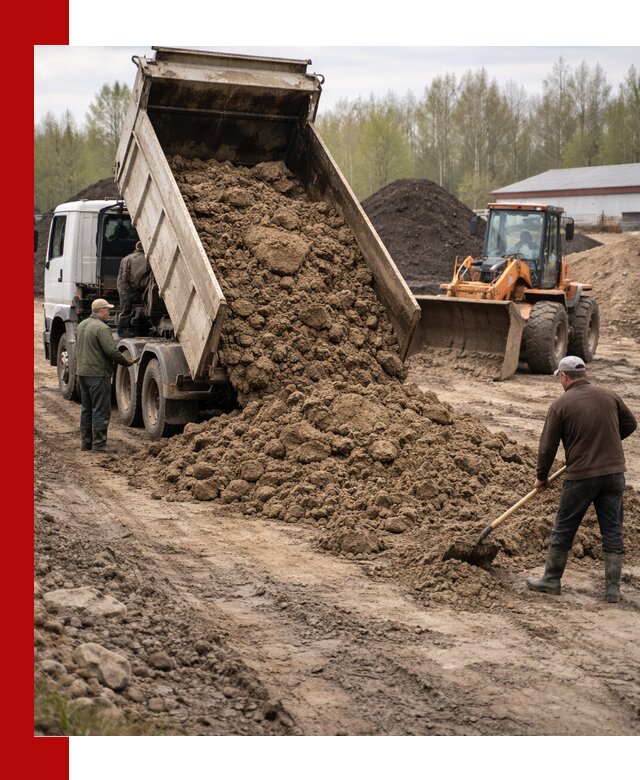 Доставка глин и суглинков в Белой Калитве оптом и вкрай