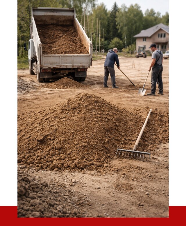 Суглинок для планировки в Белой Калитве с доставкой от 4356 р. | ПРОНЕРУДБкл