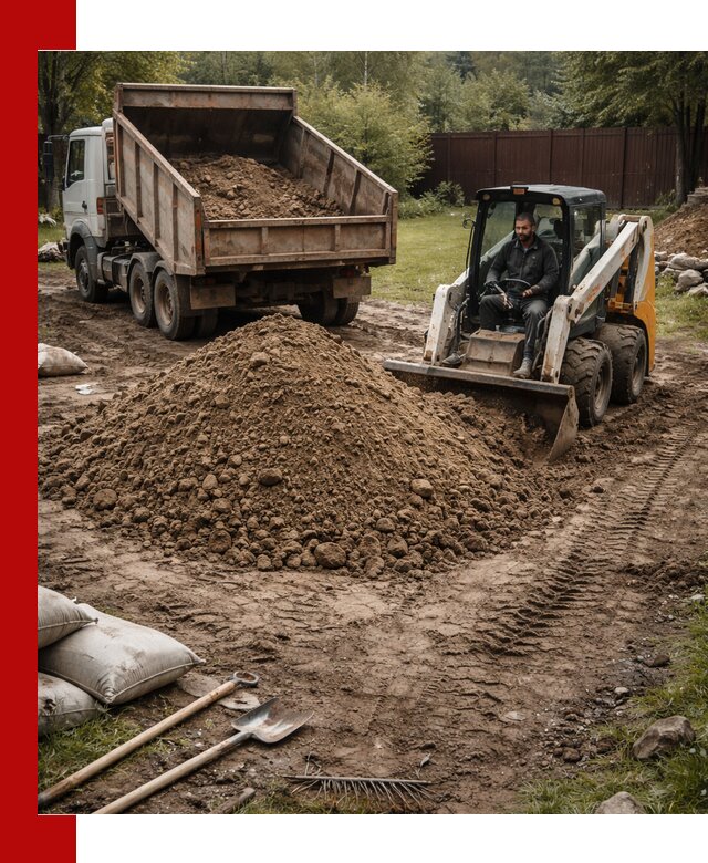 Суглинок для планировки участков в Белой Калитве с доставкой и выгрузкой