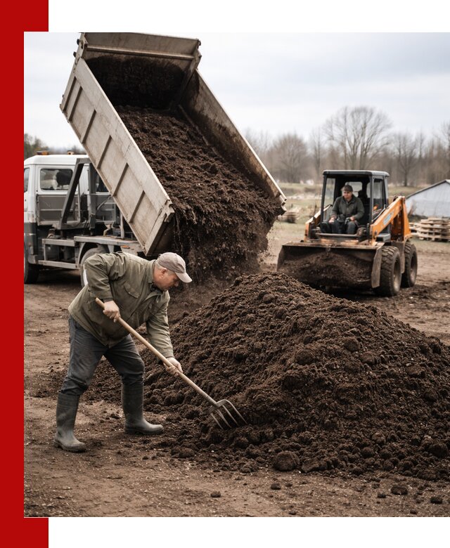 Доставка и продажа перегноя в Белой Калитве быстро и дешево